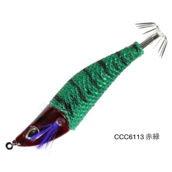烏賊枕スッテ６５(CCC6113　赤緑)